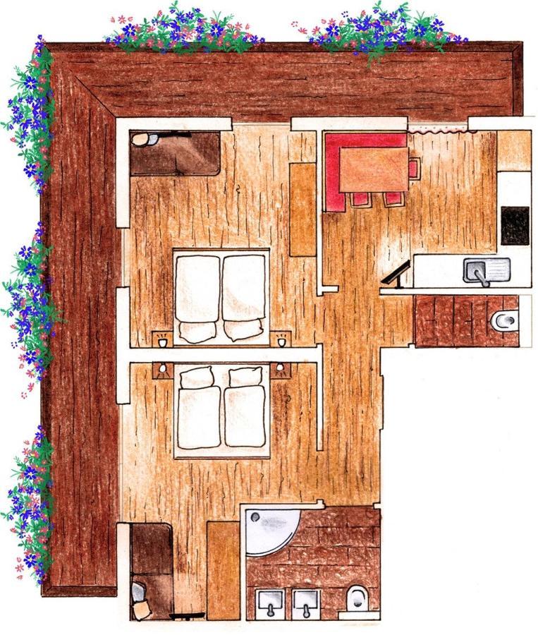 Appartement Bettina Mitterwallner อัลเทนมาร์คท์ อิม พองเงา ภายนอก รูปภาพ